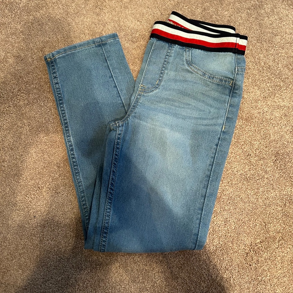 Tommy Hilfiger Light Blue Jeggings with branded Waistband
